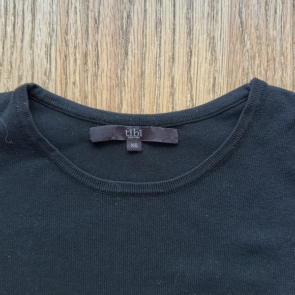 ♻️DONATED DEC. 2023♻️ 
Tibi Dry Loop Terry Baby Tee in Black size XS - Picture 3 of 7